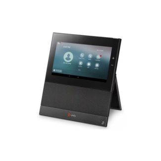 Polycom - 2200-49770-019 CCX 600 Dual-Port Ethernet 7-inch Multi-Touch Screen Bluetooth Wi-Fi Business Media Phone