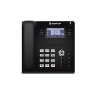Sangoma - PHON-S405 S405 3-Lines Dual-Port Ethernet 2.7-inch LCD VoIP Phone